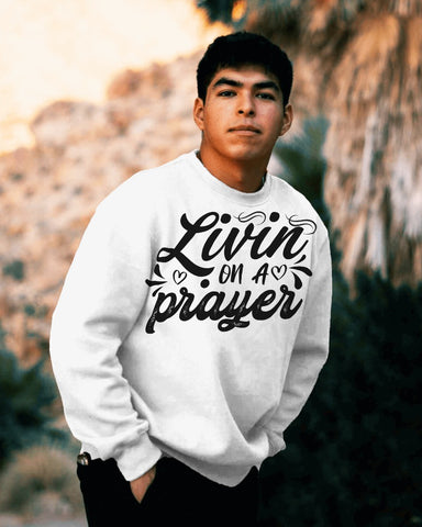 Livin On A Prayer Crewneck Sweatshirt